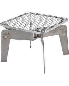 Primus Aeril Large Folding Fire Stand P741350, Durable Stainless Steel Portable Outdoor Campfire Cooking Stand