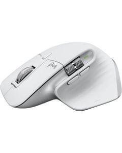Logitech MX Master 3S Wireless Performance Mouse, 8K DPI Track on Glass, Quiet Clicks, MagSpeedPale Grey