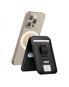 UGREEN MagSafe Wallet 3-in-1, Magnetic Phone Card Holder, Stand and Grip with Slim Bi-Fold Design