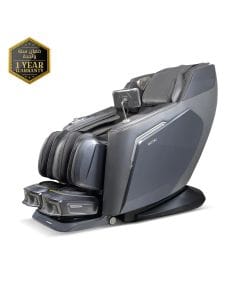 ROTAI Vanquish Massage Chair, AI Smart Full Body Massage, Dual Zero Gravity Recline, 26 Airbags, Heat Therapy, 360° Foot & Leg Rollers & Wireless Charging | Grey - A70 Pro