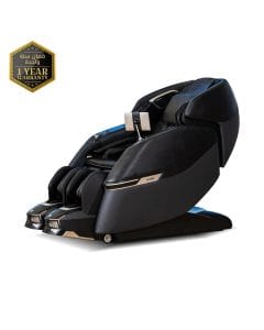 Rotai Advanced AI Robotic Massage Chair, 4D Dual-Core Full Body Massage, AI Health Scan, Zero Gravity Recline, Triple Foot Reflexology & 22 Auto Programs | Space Black - RT8902B