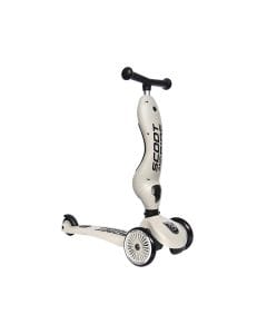 Scoot & Ride 2-in-1 Balance Bike & Scooter Bundle with Safety Helmet Kids Age 1-5 Years 3 Wheels Patented Fold Ash | 9626896367
