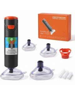 Telfun Portable Emergency First Aid Suction Device, Compact Manual Choking Rescue Tool for Home, Travel and Outdoor Safety