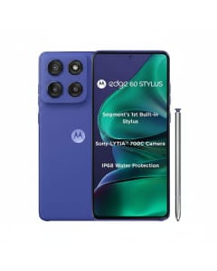 Motorola Edge 60 Stylus 5G Dual SIM 8GB RAM 256GB, 5000mAh battery, 6.7 Inches pOLED display -  Surf Blue