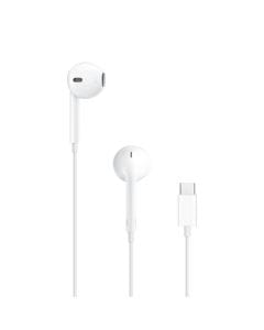 Apple EarPods with USB-C Connector, Wired Earphones with Built-In Remote, Volume Control, Music Playback and Call Controls - MYQY3ZM/A