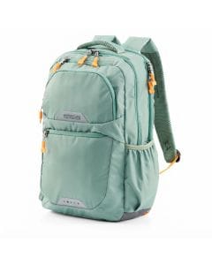American Tourister Brett 15.6-inch Laptop Backpack, 31L Capacity, Hedge Green, Air Groove Plus Polyester