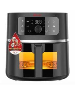 Oscar 6.2L Digital Air Fryer, 1750W, Touch Control, Viewing Window, Non-Stick Detachable Basket | Black - OAF902