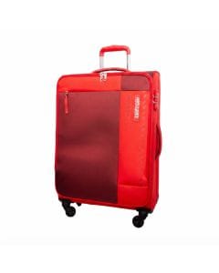 American Tourister Marina Softside Spinner Suitcase, Lightweight 100% Polyester Grey Travel Bag  TSA Combination Lock, Expandable
