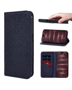 NanHou Genuine Leather Wallet Case for iPhone 17 Pro Max and iPhone 18 Pro Max, RFID-Blocking Flip Cover