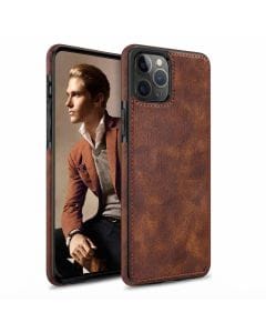 LOHASIC Case for iPhone 12 Pro Max, Slim Luxury PU Leather Shockproof Cover with Non-Slip Grip