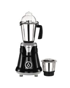 Clikon 2-in-1 Indian Mixer Grinder, 650W Motor, Multi-Purpose Grinding & Blending, Stainless Steel Jars | Black/Silver - CK1209