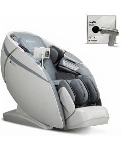 JC BUCKMAN GloryUs 4D Full Body Massage Chair with Massage Gun, AI Body Scan, Zero Gravity, 20 Auto Programs | off White