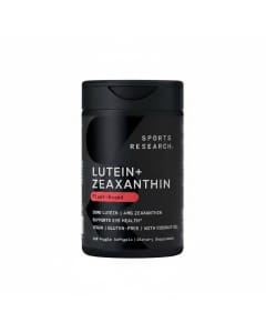 Sports Research Lutein & Zeaxanthin - Vegan Eye Health Capsules