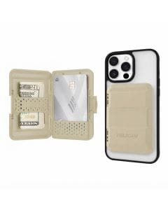Pelican Magnetic Wallet and Card Holder for iPhone 17–12 Pro Series, Rugged Snap-On MagSafe Design