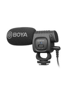 BOYA BY-BM3011 Compact Shotgun Microphone – Directional Camera Microphone for Video Recording | Black – BY-BM3011
