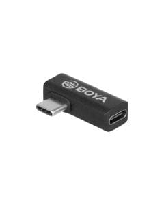 BOYA BY-K5 Audio Adapter – USB-C Male to USB-C Female Extension Adapter for Audio Devices | Black – BY-K5