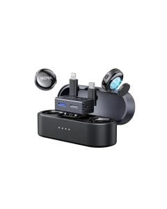 BOYA BOYALINK 3 Mini Wireless Microphone – Portable Digital Wireless Audio Recording System | Black – BOYALINK 3-01