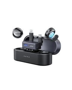 BOYA BOYALINK 3 Mini Wireless Microphone – Portable Digital Wireless Audio Recording System | Black – BOYALINK 3-02