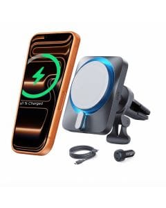 ESR 15W MagSafe Car Mount Charger with CryoBoost, Apple-Certified Wireless Charging Mount for iPhone 17, 16, 15, 14, 13 and 12 Series