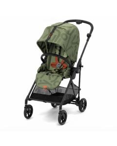 Cybex Gold Melio Street Ultra-Lightweight City Stroller, Effortless Handling, Premium Comfort, Ideal for Crowded Sidewalks and Public Transport, Newborn to 3 Years | Olive Green 