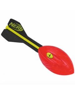 Nerf Vortex Aero Howler Foam Football - Long-Distance Flying Toy with Whistling Sound, Red