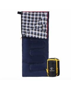 REDCAMP Cotton Flannel Sleeping Bag for Adults, Cold Weather Envelope Camping Bag, 2, 3 or 4 lb Filling Options