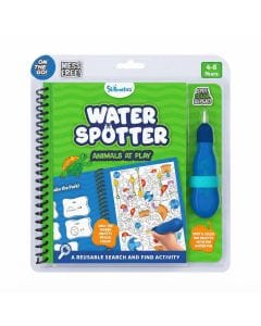 Skillmatics Water Reveal Search & Find Activity Book, Reusable Animal-Themed Coloring Pad, Mess-Free Learning Activity