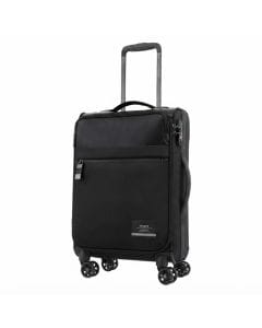 Samsonite Vestor Mobile Office Cabin Spinner 55cm, Laptop & Tablet Compartment, TSA Lock, 100%, 100% Polyester | Black
