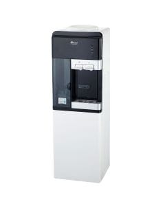 Oscar OWD2TC Top Loading Water Dispenser, Hot & Cold Water, 2 Taps, Storage Cabinet, Cup Holder, Child Safety Lock | White/Black