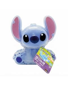 Lexibook Disney Stitch Stretchable Slime, Glossy Blue Sensory Toy with Confetti, Fun Creative Gift