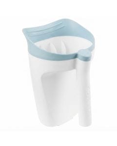 Skip Hop Wave Waterfall Bath Rinser 710ml, Soft Comfort-Edge Finish, Coordinated Bath Collection Design - White