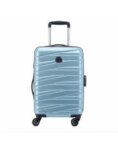 Delsey TIPHANIE 55cm Expandable Cabin Trolley Case, 4 Double Wheels, TSA Lock, Lightweight | Aqua