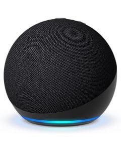 Amazon Echo Dot (5th Gen) Smart Speaker with Alexa, Enhanced Audio with Deeper Bass, Voice Assistant, Wi-Fi & Bluetooth | Charcoal