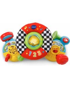 VTech Toot Toot Drivers Baby Driver, Model 192503 - Interactive Steering Wheel Sensory Car Toy