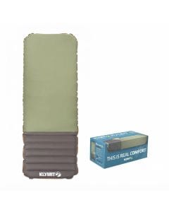 KLYMIT Klymaloft Sleeping Pad, Premium 5-Inch Thick Inflatable Camping Mattress with Lofted Memory Foam Comfort
