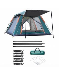 Al Waha Al Zhabia Instant Pop-Up Camping Tent for 5–8 People, Waterproof UV-Resistant Family Shelter