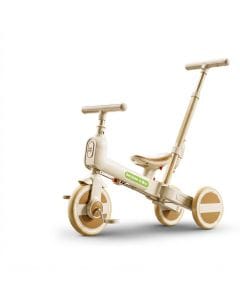 Baybee Novak 4-in-1 Foldable Baby Tricycle & Balance Bike, Adjustable Parental Handle, Pedal Cycle & Learning Bike