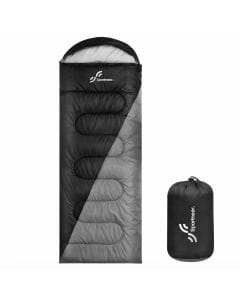 Sportneer 3-Season Camping Sleeping Bag for Kids and Adults, Lightweight Waterproof Warm Sleeping Bag for Hiking and Travel