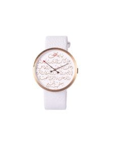 Occasion Watch Swiss Quartz, 44mm Case Men Analog Watch, Arabic Dial Display, Elegant White & Rose Gold Design, Premium Classic Timepiece
