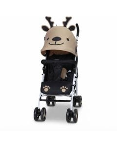 Nurtur Luca Lightweight Stroller - Compact Foldable Baby Carriage with 5-Point Safety Harness Sand, 26 lbs, 0-36 Months