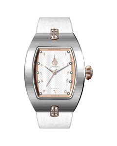 Overdrive Alreem Edition Silver Watch, 32mm Stainless Steel Case, Ronda 763E-H2 Quartz Movement, Satin Strap, K1 Mineral Glass, 5 ATM Water Resistant 