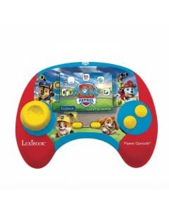 Lexibook Paw Patrol Power Console Bilingual Educational Game Console with 100 Rechargeable Battery