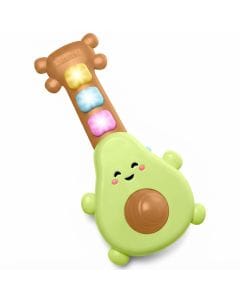 Skip Hop Farmstand Rock A Mole Guitar Baby Toy  6+ Monthss, Interactive Spin And Button Controls, Encourages Early Skill Development - Multicolour