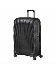 Samsonite C-Lite Lightweight Spinner Suitcase with Curv Technology, TSA Lock, Dual Tube Pull | Black