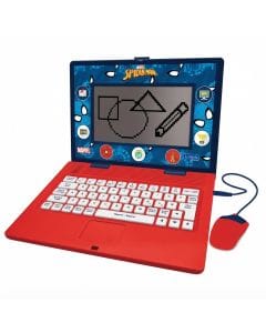 Lexibook Spider-Man Bilingual Educational Laptop, English & Spanish Learning Toy with 170 Blue/Red
