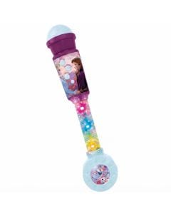 Lexibook Disney Frozen Microphone for Kids with Light Effects and Aux-in Cable Purple/Blue, 3 years and up