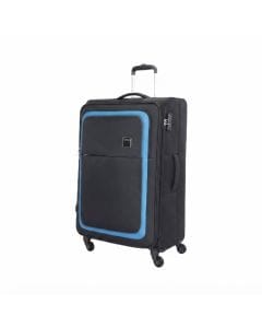 American Tourister Seville Softside Luggage, 4 Spinner Wheels, TSA Lock, Front Pocket | Black