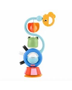 Fisher-Price JHB46 Sensory High Chair Toy with Suction Base for Babies 3 Months+, Interactive Activity Toy