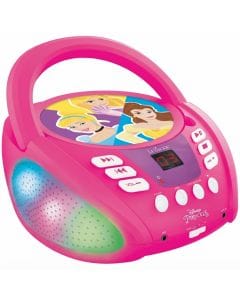 Lexibook Miraculous Bluetooth CD Player for Kids with Light Effects, Portable Karaoke Machine