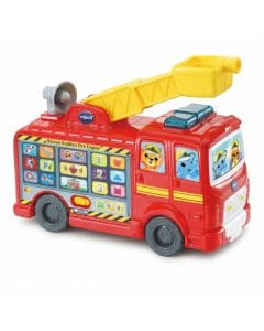 VTech Rescue Buddies Fire Engine Interactive Learning Station, Preschool Musical Toy for Toddlers